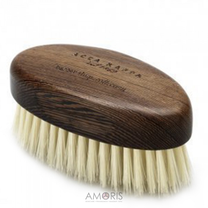 Acca Kappa Beard brush in wenge wood with soft bristles